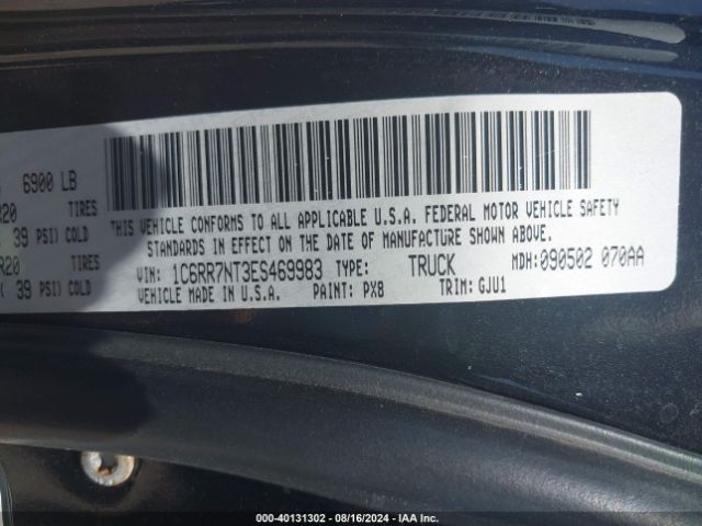 1C6RR7NT3ES469983 RAM 1500 Laramie