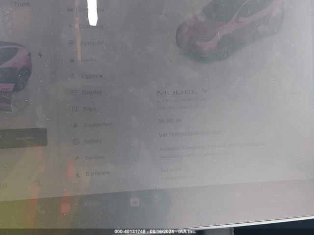 7SAYGDEE4PF630063 Tesla Model Y Awd/long Range Dual Motor All-wheel Drive