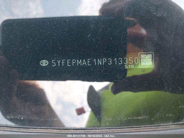 Toyota COROLLA LE 2022 5YFEPMAE1NP313350 Image 9