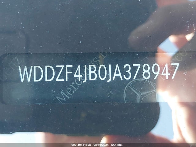 WDDZF4JB0JA378947 Mercedes-Benz E 300
