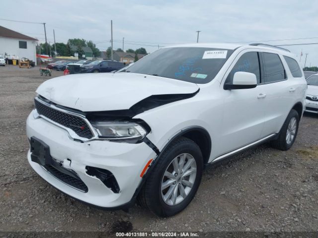1C4RDJAG8MC763790 Dodge Durango Sxt Plus Awd