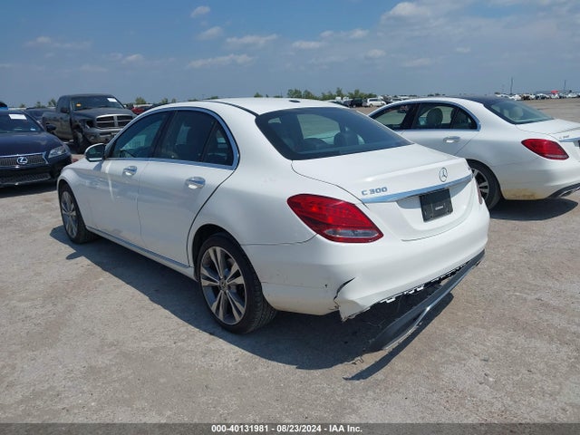 Aukcja sprzedaży 2018 Mercedes-benz C 300 4matic, vin: 55SWF4KB5JU274925, numer aukcji: 40131981