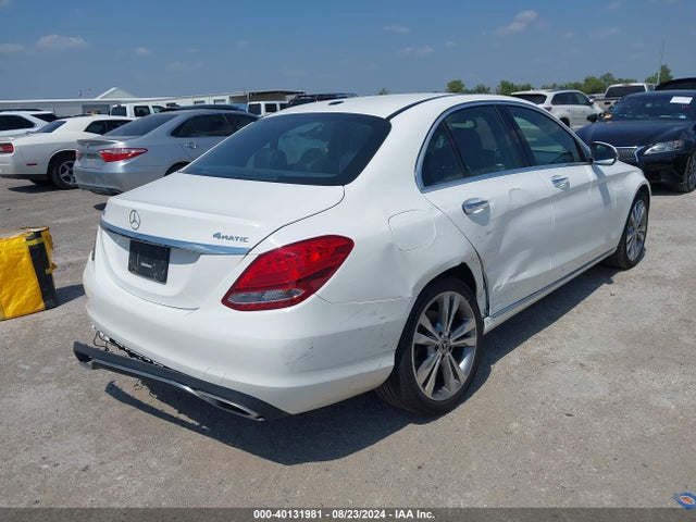 Aukcja sprzedaży 2018 Mercedes-benz C 300 4matic, vin: 55SWF4KB5JU274925, numer aukcji: 40131981