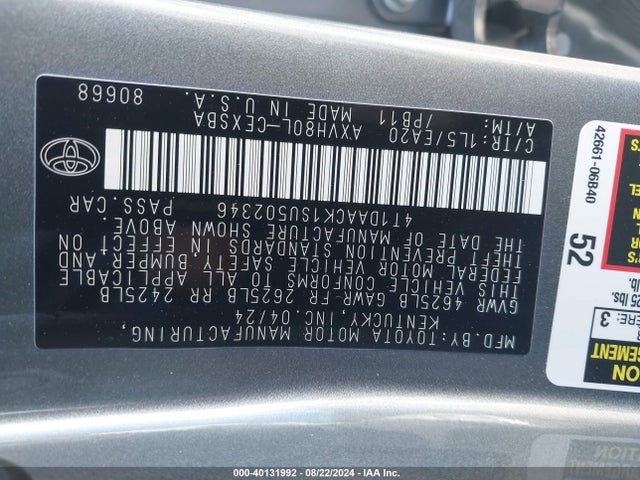 Toyota CAMRY SE 2025 4T1DAACK1SU502346 Image 9