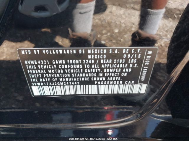 3VWD17AJ2GM247443 Volkswagen Jetta 1.8t Sport