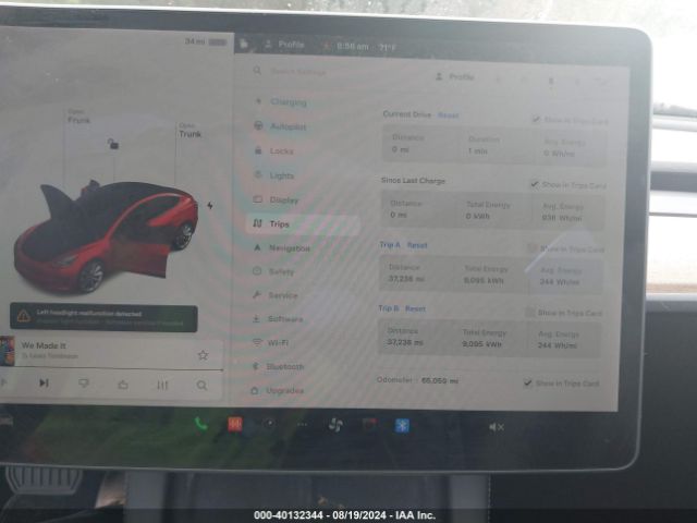 5YJ3E1EA2MF090300 Tesla Model 3 Standard Range Plus Rear-wheel Drive