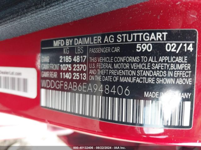 WDDGF8AB6EA948406 Mercedes-Benz C 300 Luxury 4matic/sport 4matic