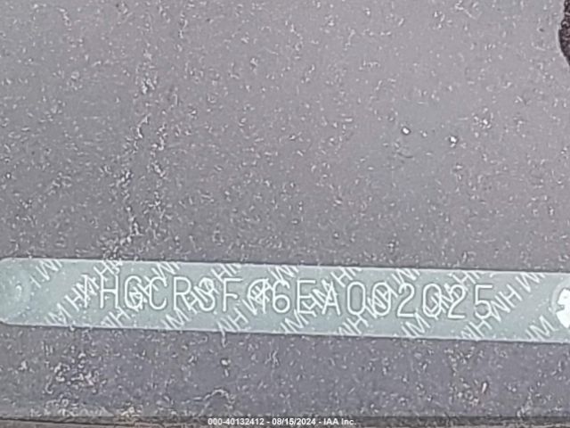 1HGCR3F96EA002025 Honda Accord Touring