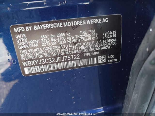 WBXYJ3C32JEJ75722 BMW X2 Sdrive28i
