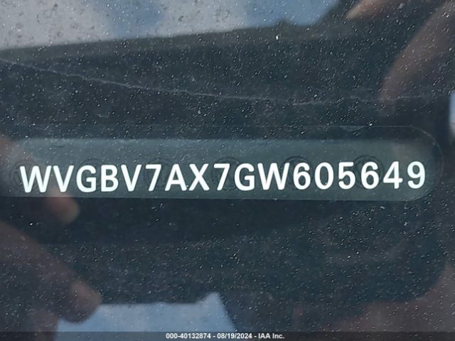 WVGBV7AX7GW605649 Volkswagen Tiguan Sel