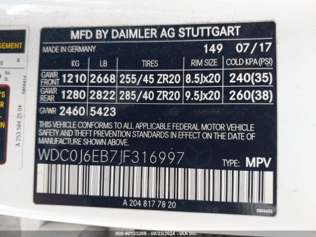 2018 MERCEDES-BENZ AMG GLC 43 COUPE WDC0J6EB7JF316997 Photo 8