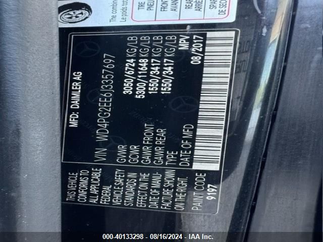 WD4PG2EE6J3357697 Mercedes-Benz Metris
