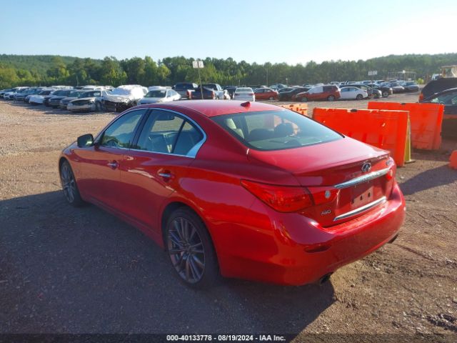 JN1FV7AR8HM872001 Infiniti Q50 3.0t Red Sport 400