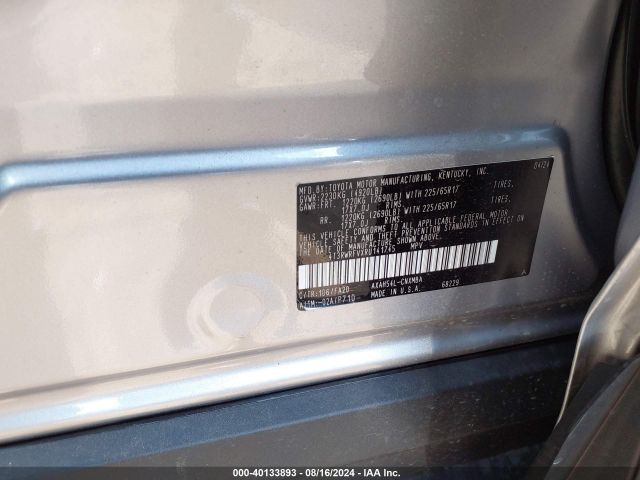 4T3RWRFVXRU141745 Toyota Rav4 Hybrid Xle