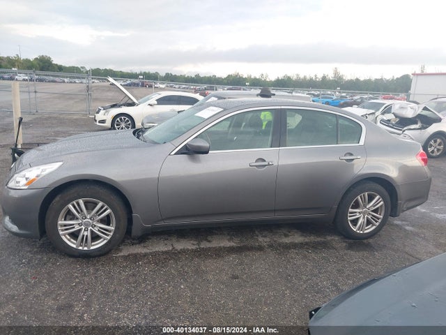 2012 Infiniti G25x მანქანა იყიდება აუქციონზე, vin: JN1DV6AR3CM862471, აუქციონის ნომერი: 40134037