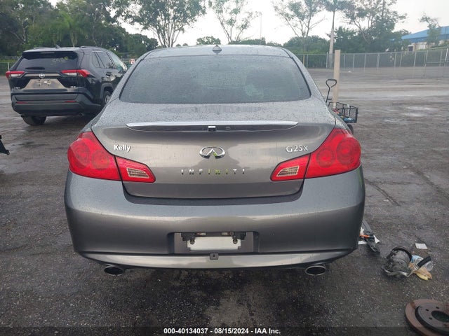 2012 Infiniti G25x მანქანა იყიდება აუქციონზე, vin: JN1DV6AR3CM862471, აუქციონის ნომერი: 40134037
