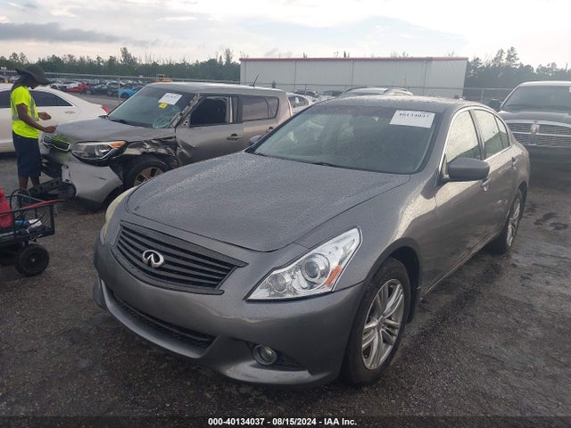 2012 Infiniti G25x მანქანა იყიდება აუქციონზე, vin: JN1DV6AR3CM862471, აუქციონის ნომერი: 40134037