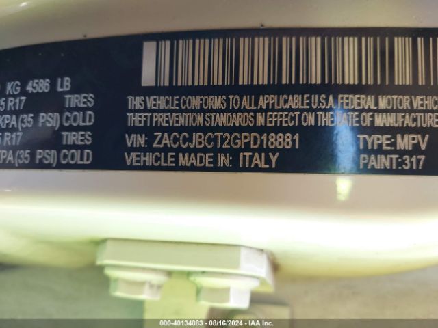 ZACCJBCT2GPD18881 Jeep Renegade Trailhawk