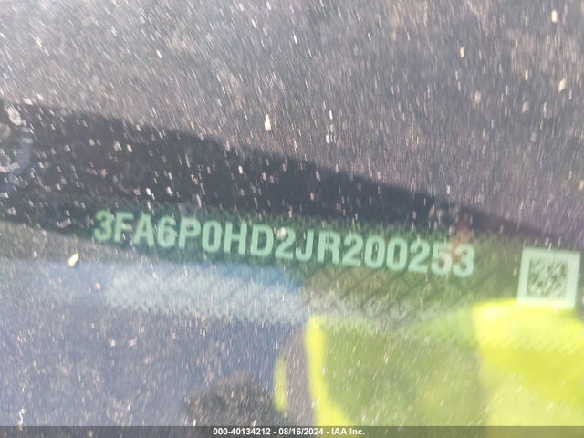 Ford FUSION SE 2018 3FA6P0HD2JR200253 Image 9