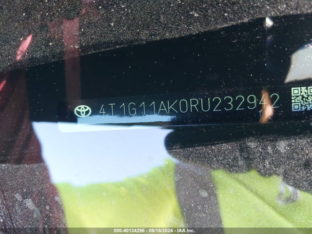 Toyota CAMRY SE 2024 4T1G11AK0RU232942 Image 9