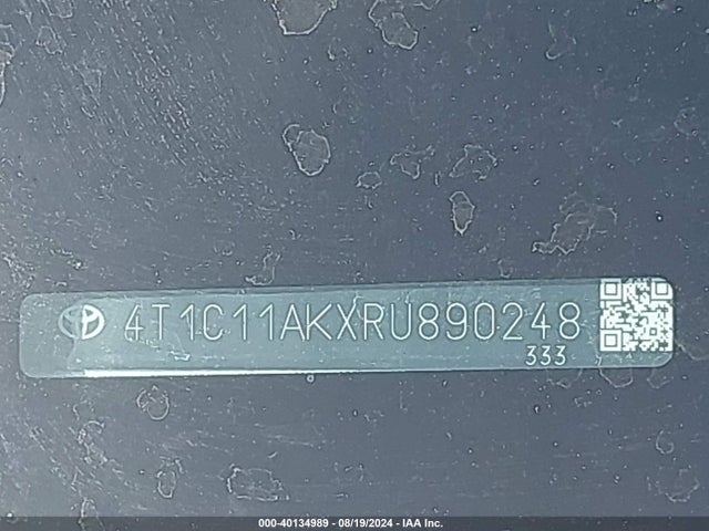 Toyota CAMRY LE 2024 4T1C11AKXRU890248 Image 18