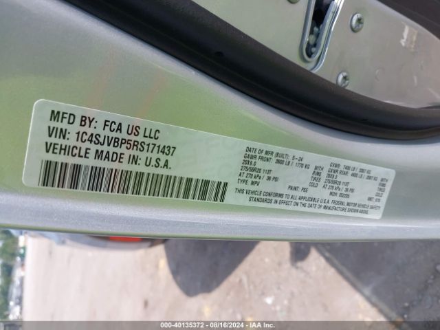 1C4SJVBP5RS171437 Jeep Wagoneer Series Ii 4x4