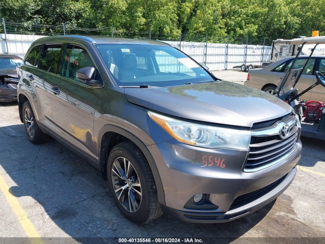 Toyota Highlander Xle V6 2016 5TDJKRFH4GS506843 главное изображение