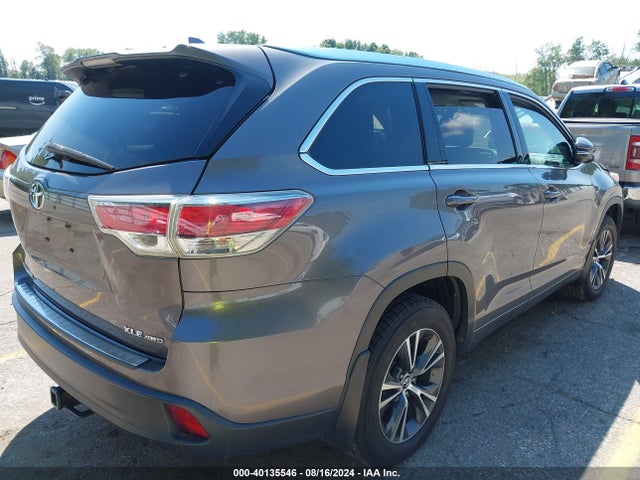 Toyota Highlander Xle V6 2016 5TDJKRFH4GS506843 Image 4