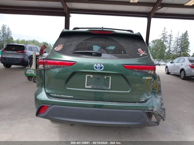 5TDBBRCH2PS564202 Toyota Highlander Hybrid Le