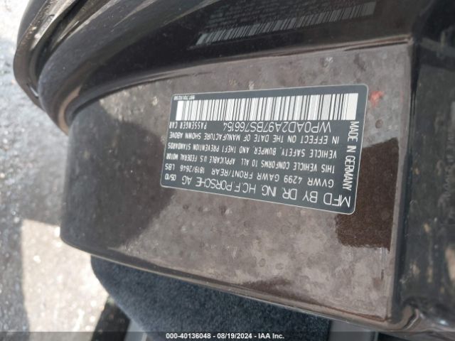 2011 PORSCHE 911 WP0AD2A97BS766154 Photo 8