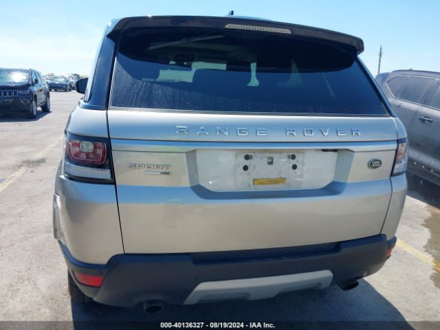 SALWR2PFXGA590114 Land Rover Range Rover Sport 3.0l V6 Supercharged Hse