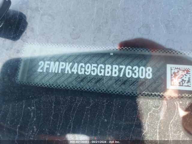 2FMPK4G95GBB76308 Ford EDGE SE
