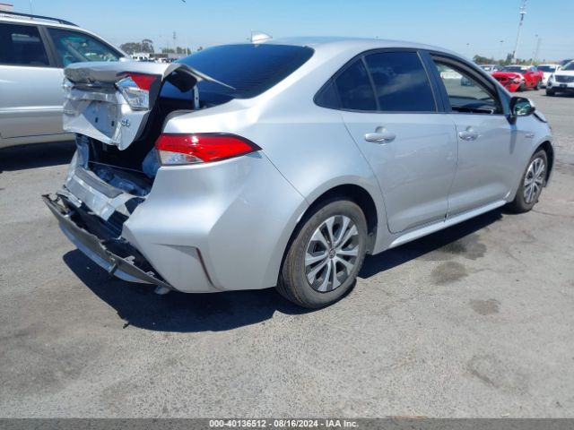 JTDEBRBE2LJ011562 Toyota Corolla Hybrid Le