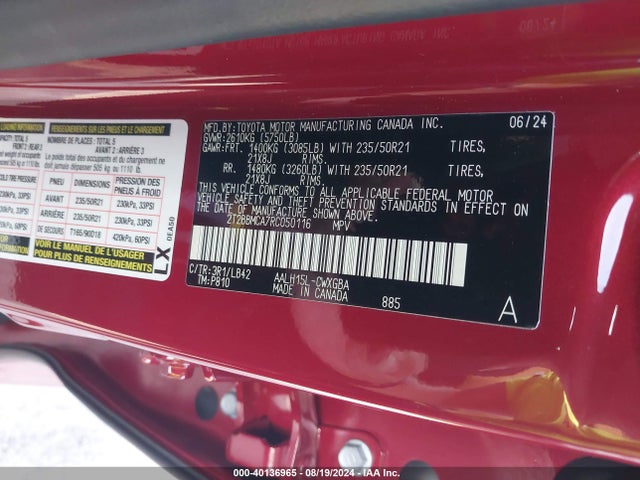 Lexus Rx 350h Premium Plus 2024 2T2BBMCA7RC050116 Image 9