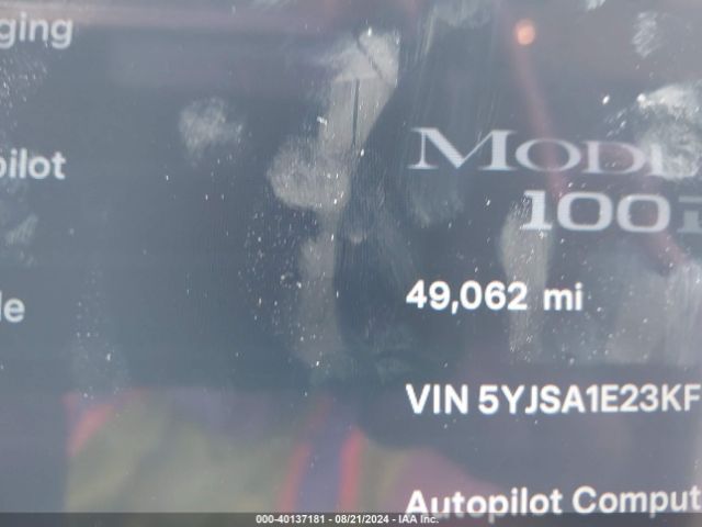 5YJSA1E23KF307284 Tesla Model S 100d/75d/long Range/standard Range