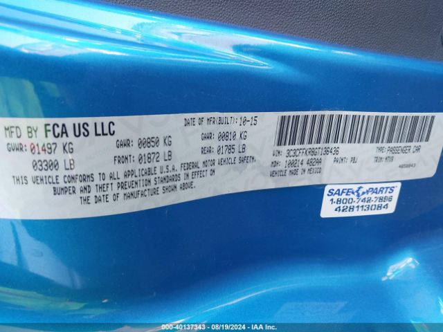 2016 FIAT 500 3C3CFFKR8GT136436 Photo 8