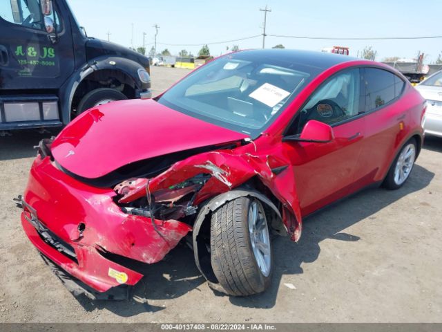 7SAYGAEE3NF558011 Tesla Model Y Long Range Dual Motor All-wheel Drive