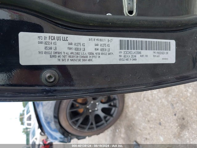 2C3CCAEG1JH126806 Chrysler 2018