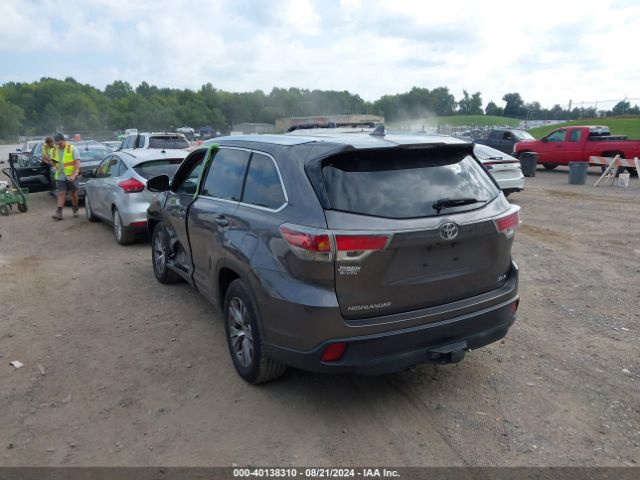 5TDKKRFH4FS058705 Toyota Highlander Xle V6