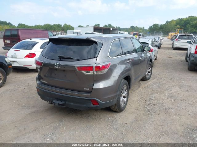 5TDKKRFH4FS058705 Toyota Highlander Xle V6