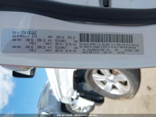 1C4NJRFB2FD417847 Jeep Patriot Latitude