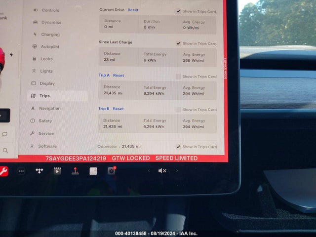 2023 TESLA MODEL Y 7SAYGDEE3PA124219 Photo 6