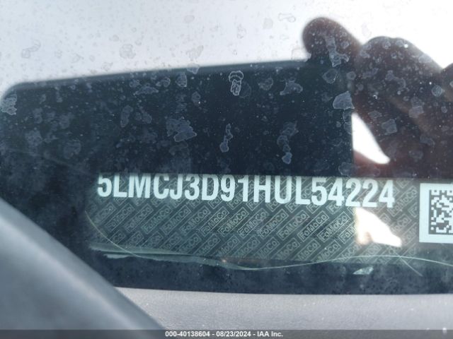 5LMCJ3D91HUL54224 Lincoln Mkc Reserve