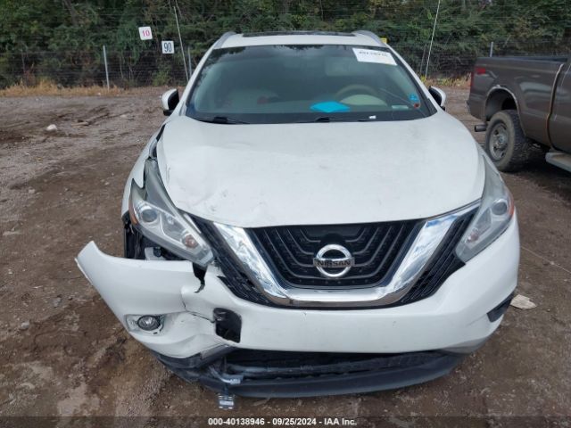 5N1AZ2MHXFN257292 Nissan MURANO SL