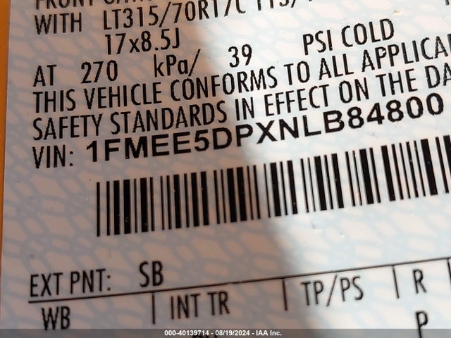 Ford Bronco Wildtrak 2022 1FMEE5DPXNLB84800 Image 9