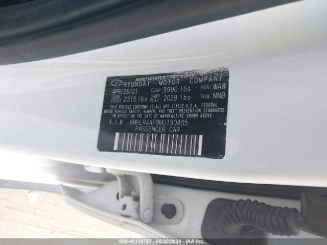 KMHLR4AF9MU190405 Hyundai Elantra N Line