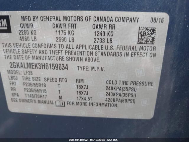2GKALMEK3H6159034 GMC Terrain Sle-1