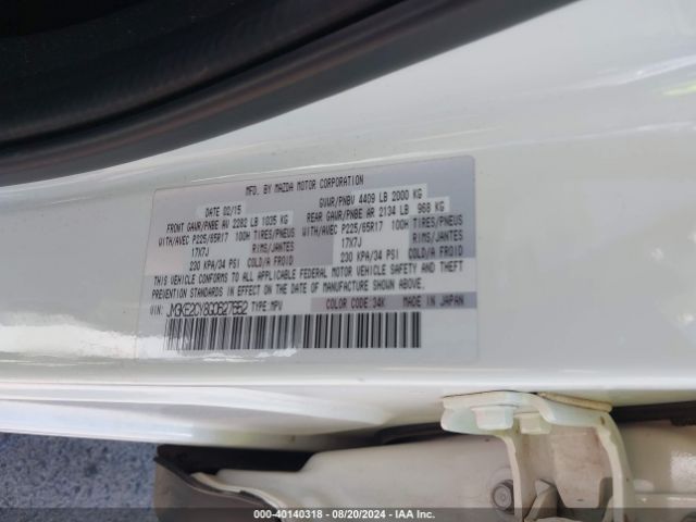 JM3KE2CY8G0627652 Mazda Cx-5 Touring