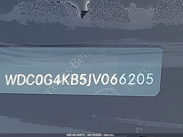 WDC0G4KB5JV066205 Mercedes-Benz Glc 300 4matic