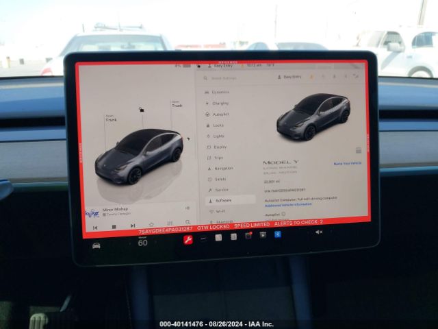 7SAYGDEE4PA031287 Tesla Model Y Awd/long Range Dual Motor All-wheel Drive